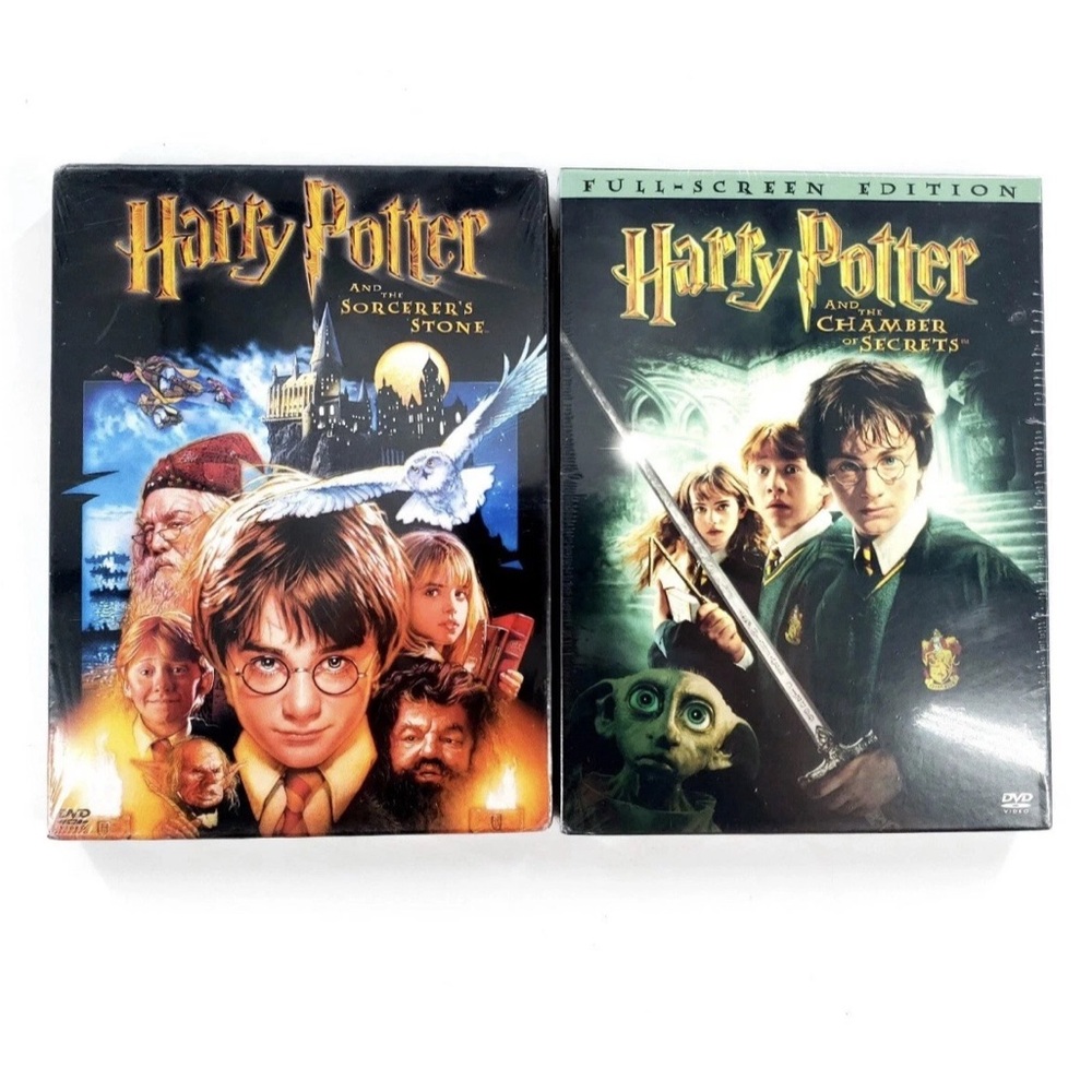 Harry Potter & the Sorcerers Stone & Chamber of Secrets DVD Widescreen Edition